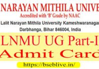 LNMU Part 1 Admit Card 2023