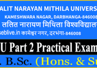 LNMU Part 2 Practical Exam Date 2024