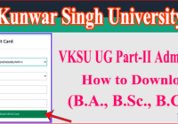 VKSU UG Part 2 Admit Card 2023