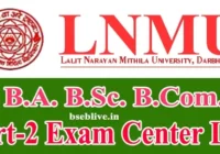 LNMU Part 2 Center List 2023