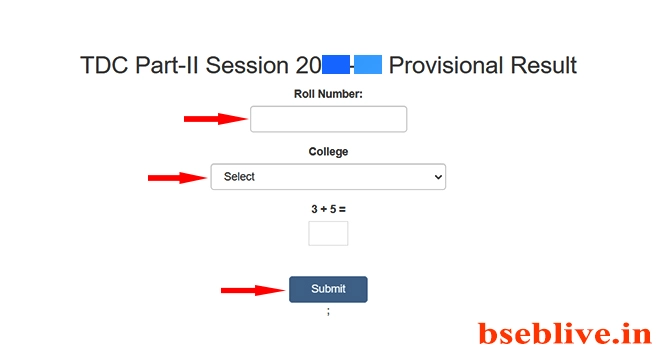 BRABU TDC Part-II Result 2020-23